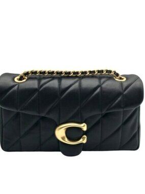 Coach Black Pillow Quilted Leather Tabby 26 Shoulder Bag CP150